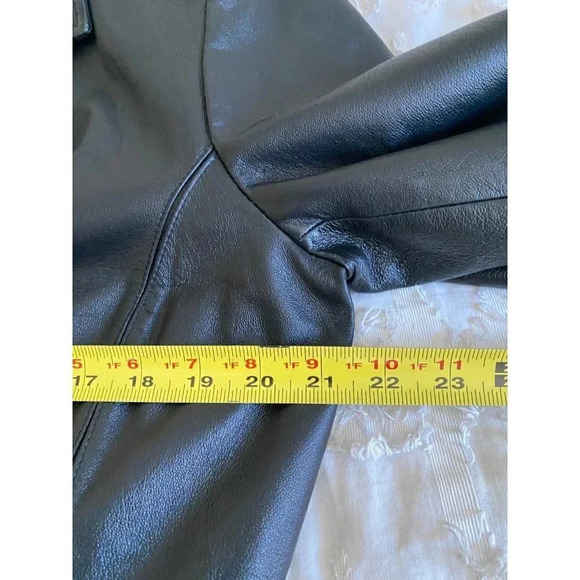 Vintage Worthington Leather Jacket Large Black - Picture 6 of 7